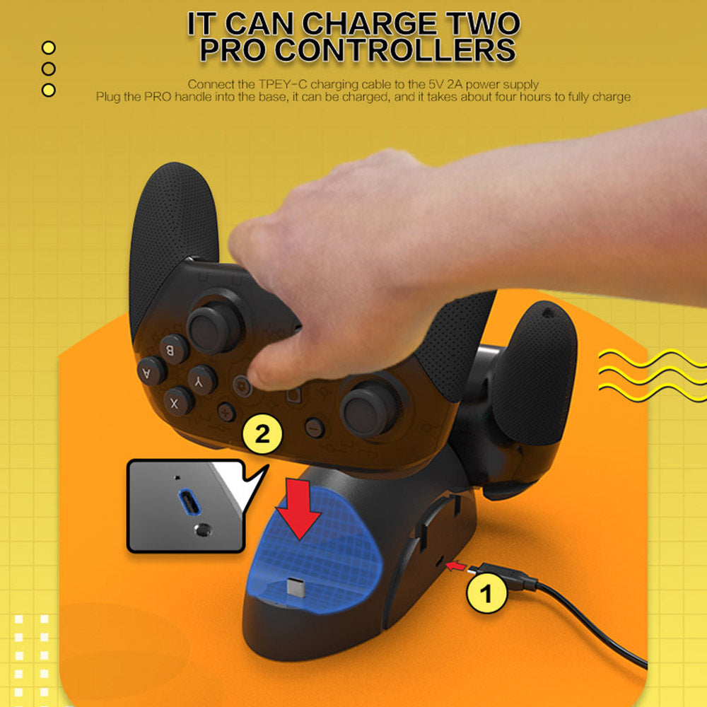 SW168 Controller Charger Dock Station for Nintendo Switch Pro Joy-con 6-in-1 Charging Stand for Nintendo Switch SW168 Controller Charger Dock Station for Nintendo Switch Pro Joy-con 6-in-1 Charging Stand for Nintendo Switch